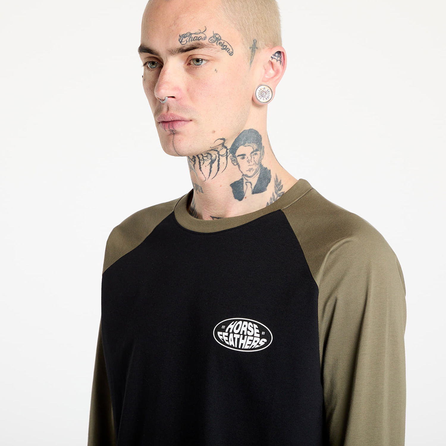 Majica Horsefeathers Horsefeathers Dynamo Raglan T-Shirt Zelena | SM1380B, 1