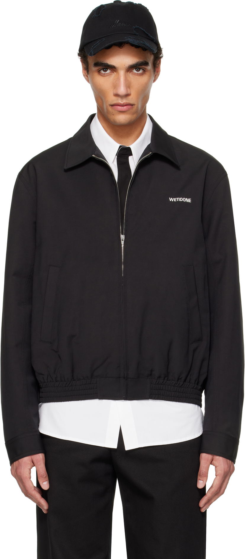 Bomber jakna We11done We11done Classic Cotton Bomber Jacket Črna | WD-JP1-25-061-U-BK