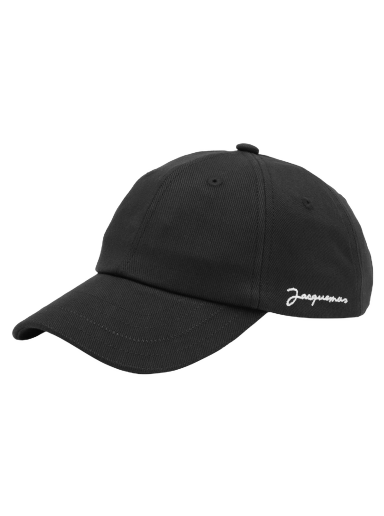 Kapa Jacquemus Script Logo Cap Black Črna | 22E216AC009-5001-990