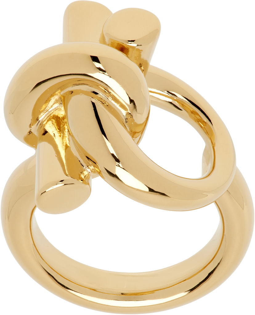 Prstan FERRAGAMO Ferragamo Gancio Knot Ring Kovinski | 780404