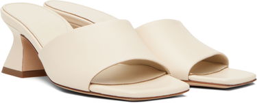 Modni dodatki Aeyde Aeyde Ale Leather Mules Bela | A11-HS-ARCS45TB142-SS25-100-007, 3