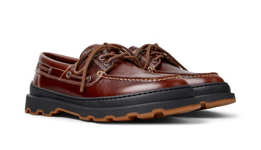 Superge in čevlji Camper Brutus+ Chunky Laced Loafers Rjava | K101067-001, 3