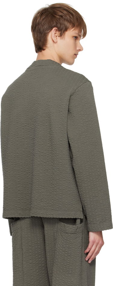 Majica Craig Green Craig Green Embroidered Linestitch Smock T-Shirt Zelena | CGAW25CWOSHI69, 2