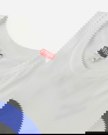 Majica KENZO Oversize Target T-Shirt Bela | FD65TS1114SG 02, 7