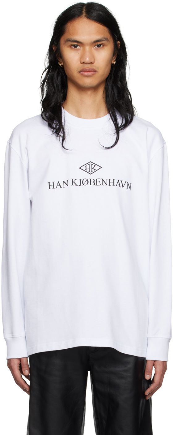 Majica Han Kjøbenhavn Han Kjobenhavn Long Sleeve T-Shirt Bela | M-132920