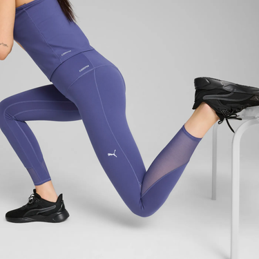 Pajkice Puma Cloudspun Soft Mesh HW 7/8 Tight Leggings Lila | 526662-46, 5