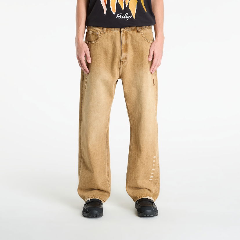 Kavbojke Footshop Playboy x FTSHP Denim Pants UNISEX Orche Bež | FTSHP_514
