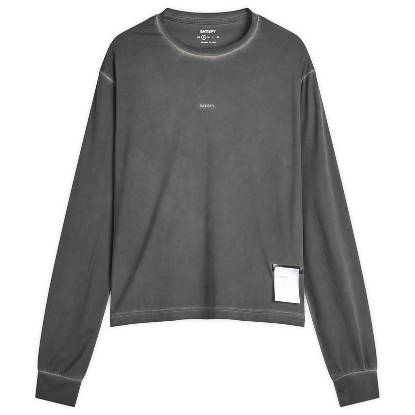 Majica Satisfy Auralite Long T-Shirt, Size Medium Siva | 21001-PB-SAB