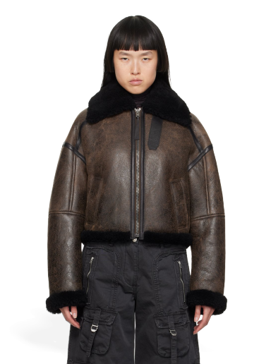 Jakna Acne Studios Spread Shearling Bež | A70150-