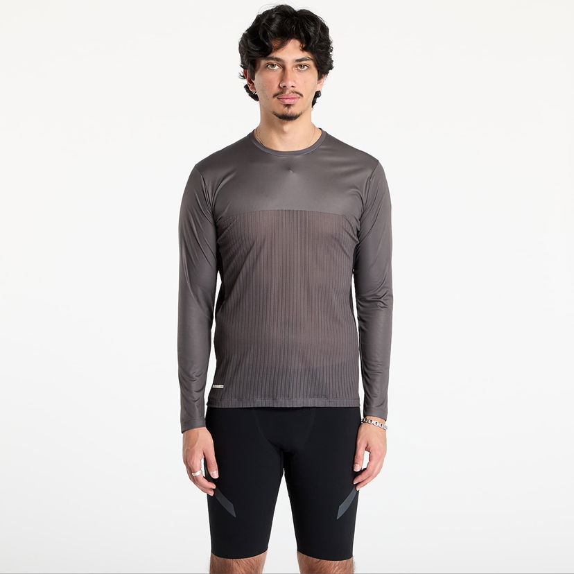 Majica Soar Running SOAR Long Sleeve Hot Weather T-Shirt Siva | SS25-SLS5M-BLK