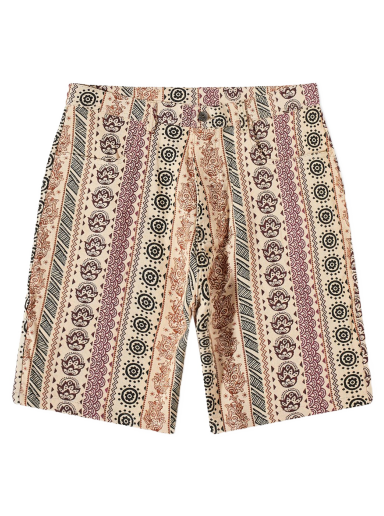 Kratke hlače Pleasures Orbit Short Večbarvna | P22F038-TAN