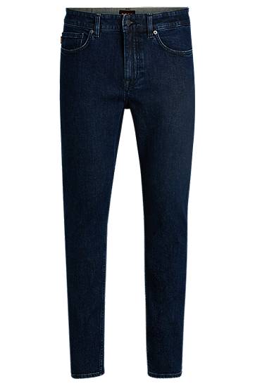 Kavbojke BOSS Delaware Slim-Fit Stretch Denim Jeans Modra | 50532515