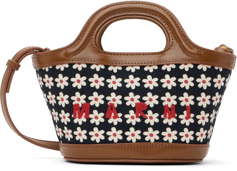 Tote bag Marni Small Bucket Tote Bag Rjava | BMMP0096U6 P7944