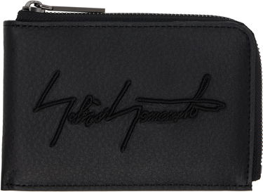 Denarnica Yohji Yamamoto Yohji Yamamoto Signature Zip Wallet Črna | DM-A06-790, 0