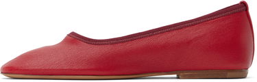 Obleke Dries Van Noten Dries Van Noten Leather Ballerina Flats Rdeča | WS251-1634-140, 2