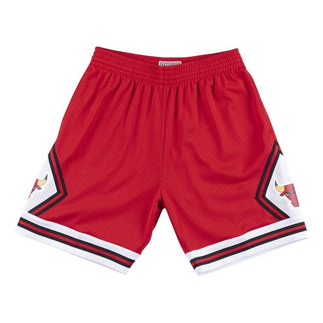 Kratke hlače Mitchell & Ness Mitchell & Ness Chicago Bulls Shorts Rdeča | SMSHGS18500-CBUSCAR75