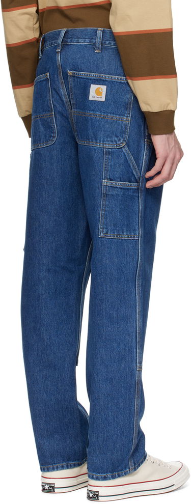 Kavbojke Carhartt WIP Double Knee Denim Jeans Modra | I032699, 2