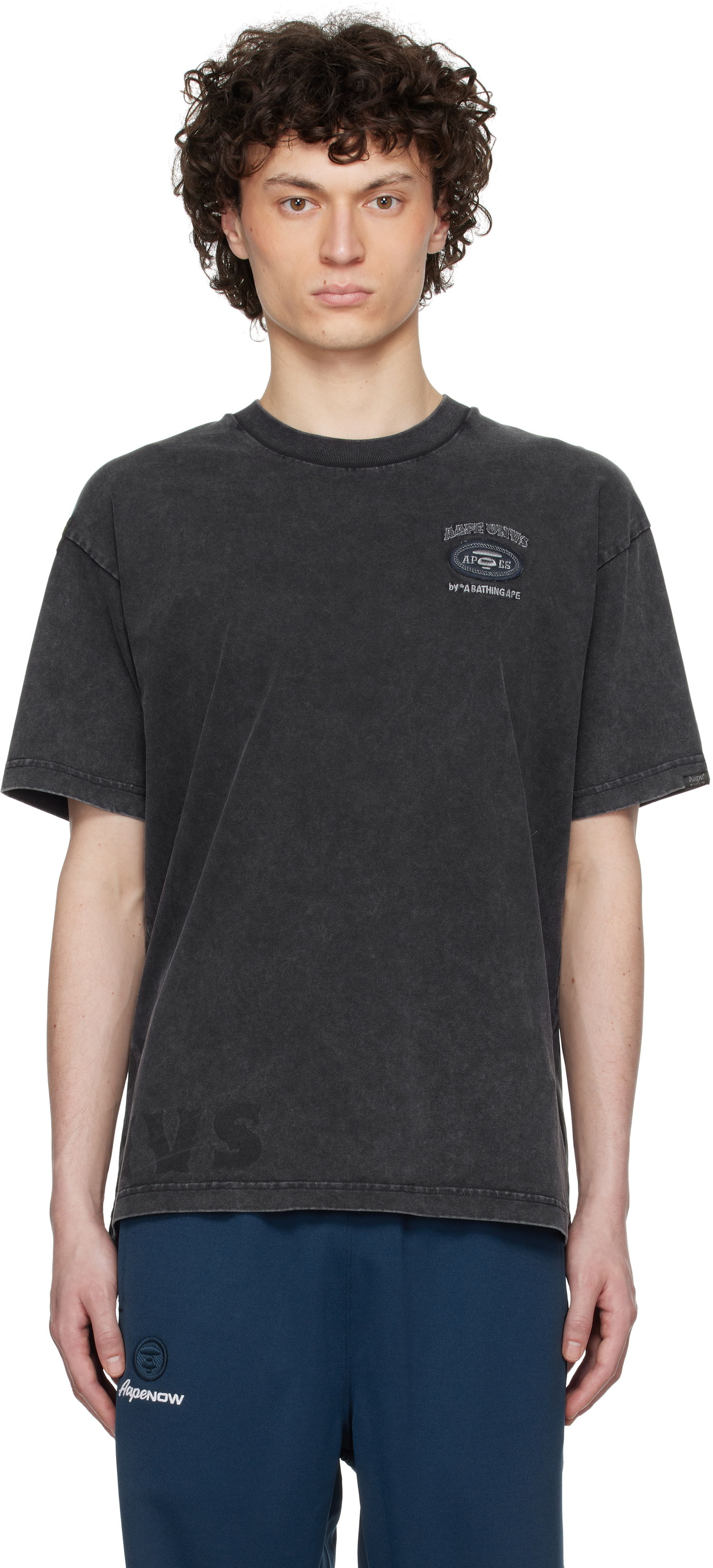 Majica AAPE by A Bathing Ape AAPE by A Bathing Ape Fancy Main T-Shirt Črna | AAPTEM1671XXNBKL, 0