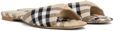 Modni dodatki Burberry Burberry Check Mews Sandals Bež | 8106160, 3