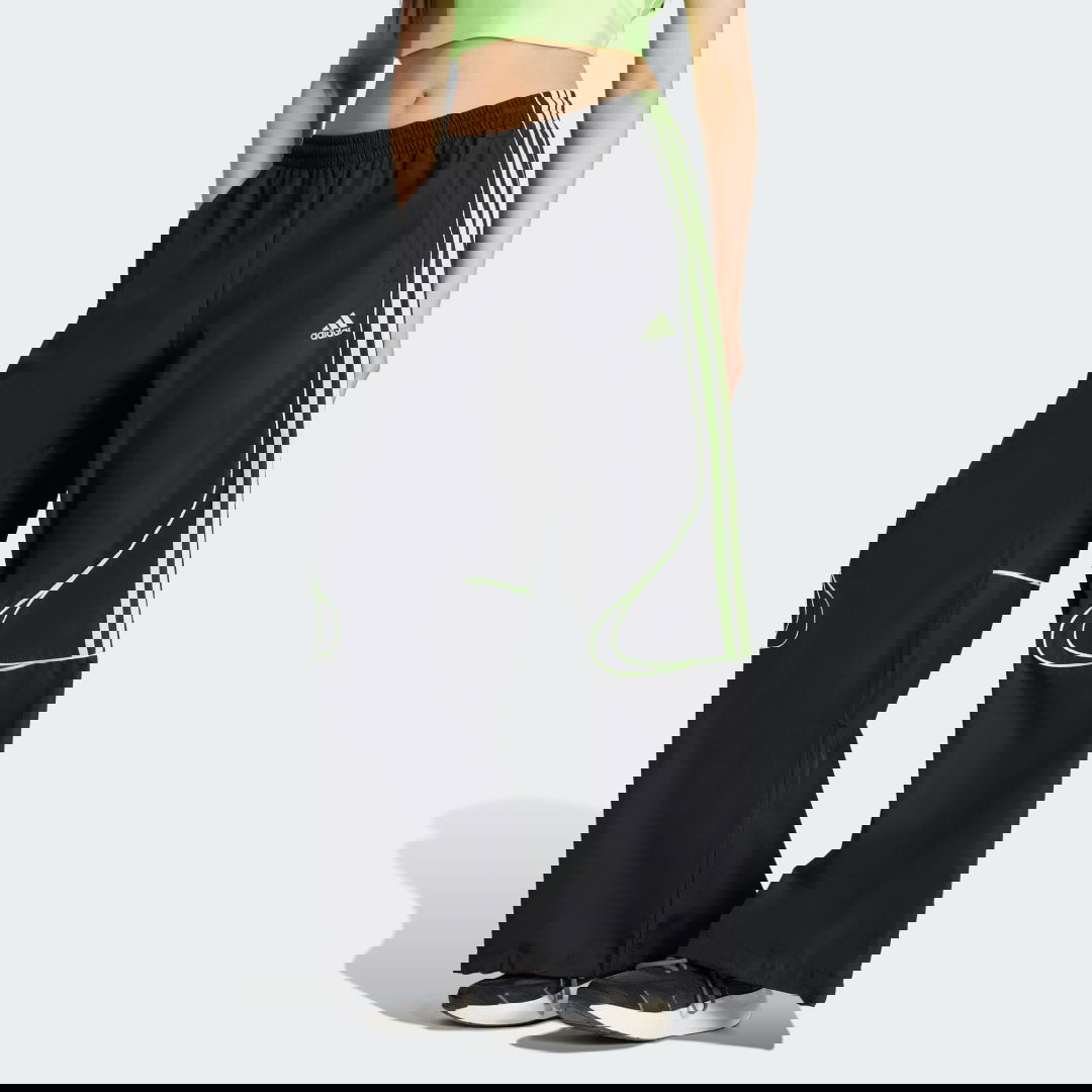 Trenirka adidas Performance Teamgeist Adicolor Oversized Woven Pants Črna | JV7478, 0