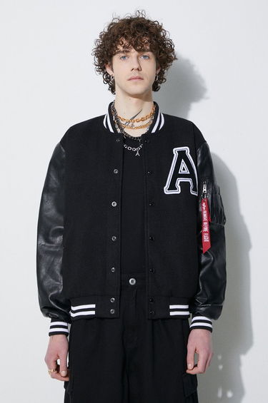 Bomber jakna Alpha Industries Alpha Industries College Bomber Jacket Črna | 146111, 4