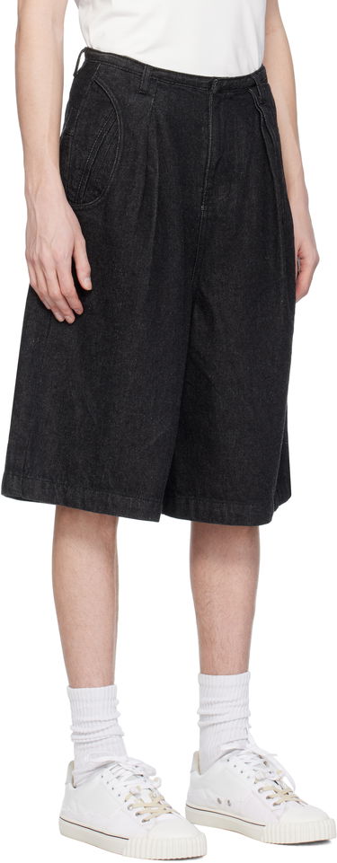 Kratke hlače ADER ERROR ADER error Pleated Denim Shorts Črna | BO01SSJE0201BK, 1