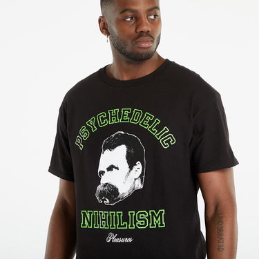 Majica Pleasures Psychedelic Nihilism T-Shirt Črna | P23SP059 BLACK, 3