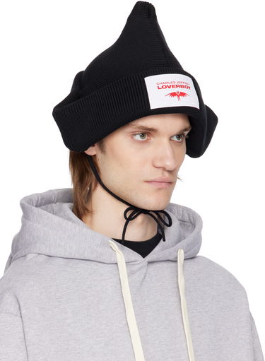 Klobuk Charles Jeffrey Loverboy Charles Jeffrey LOVERBOY Paper Boat Beanie Črna | 54130701, 1