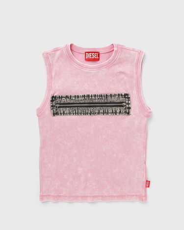 Majica brez rokavov Diesel Diesel Sleeveless T-Shirt with Zipper Detail Roza | A16623-0AKBU-3DM, 0