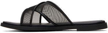 Oblačila rag & bone rag & bone Geo Mesh Cross Strap Sandals Črna | WFF24PF037MS37, 2