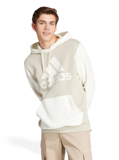 Pulover adidas Performance Essentials Fleece Big Logo Hoodie Bela | IR9986