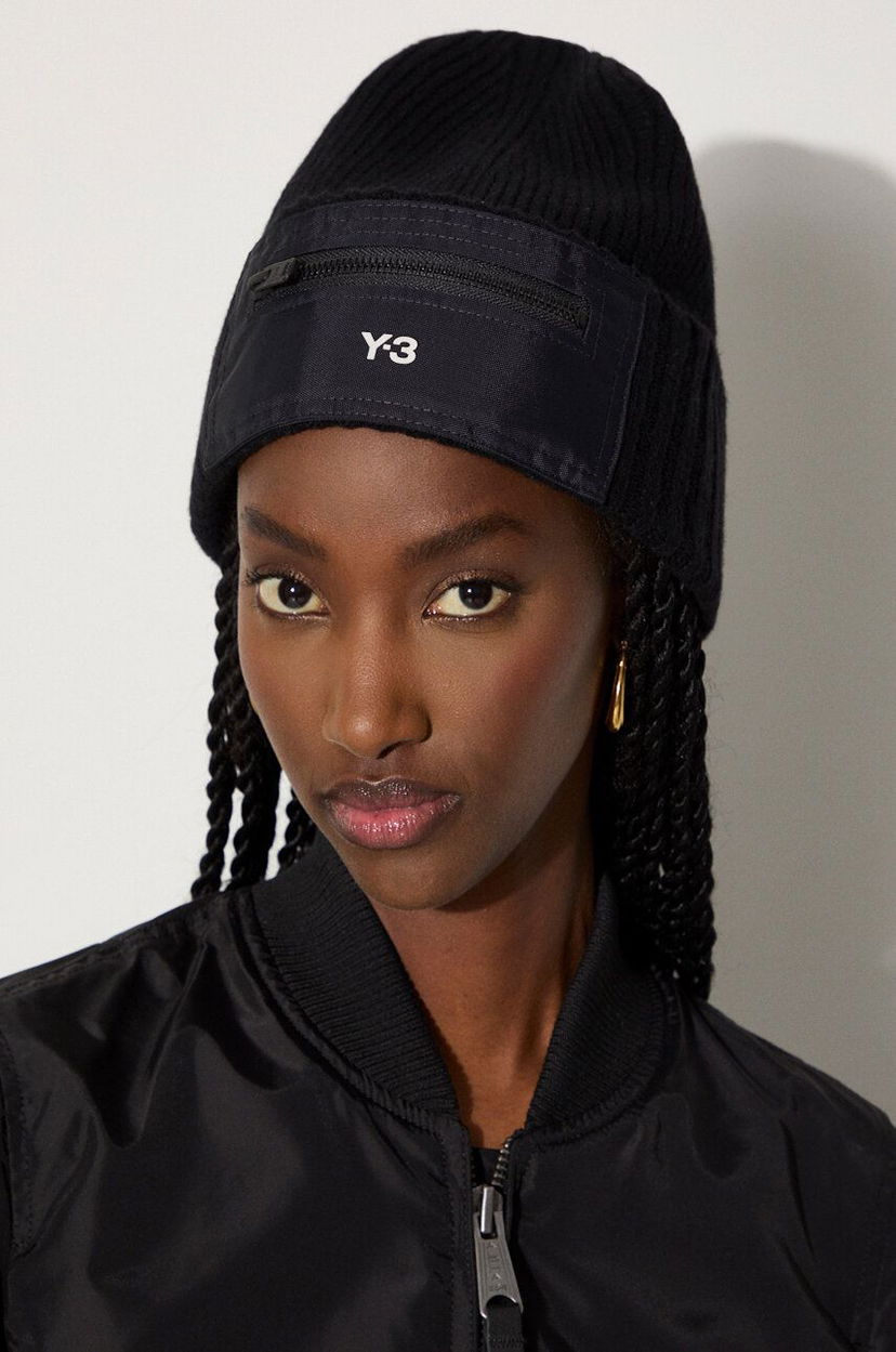 Beanie Y-3 Nylon Patch Beanie Črna | IY9273