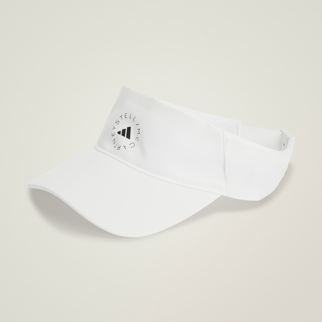 Klobuk adidas Performance Visor by Stella McCartney Bela | JJ1005, 0