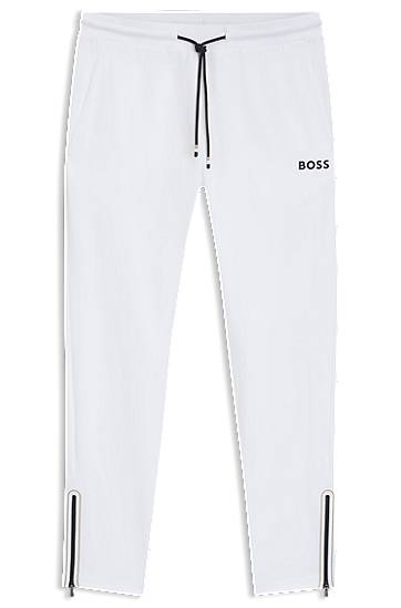 Trenirka BOSS BOSS Active Stretch-Gabardine Tracksuit Bottoms with Thermoregulating Technology Bela | 50542940