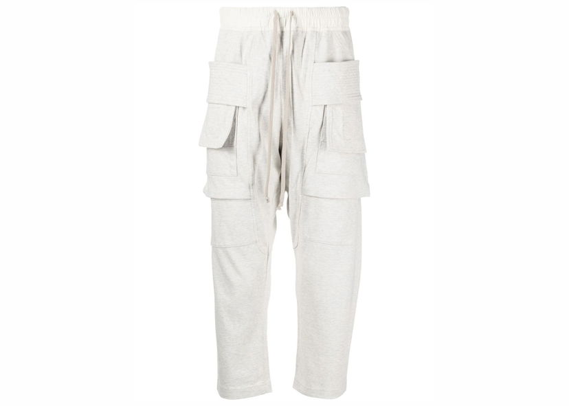 Cargo hlače Rick Owens Creatch Cargo Drawstring Pants Siva | DU02A3376