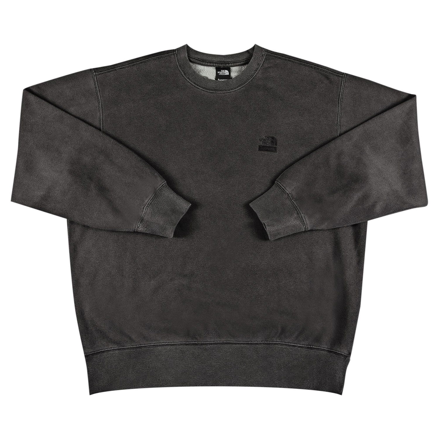 Pulover Supreme The North Face x Pigment Printed Crewneck Črna | SS21SW2 BLACK, 1