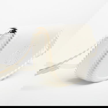 Torba za čez ramo CALVIN KLEIN Calvin Klein Bold Ck Saddle Crossbody Bag Bela | LV04F3221G FUP, 4