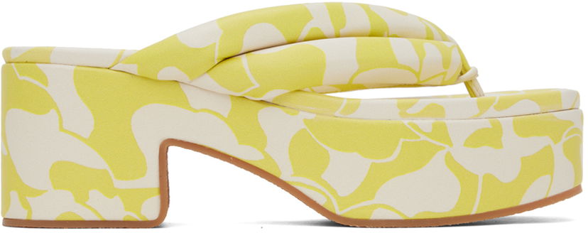 Kratke hlače Dries Van Noten Dries Van Noten Platform Thong Sandals Rumena | WS241-251-553