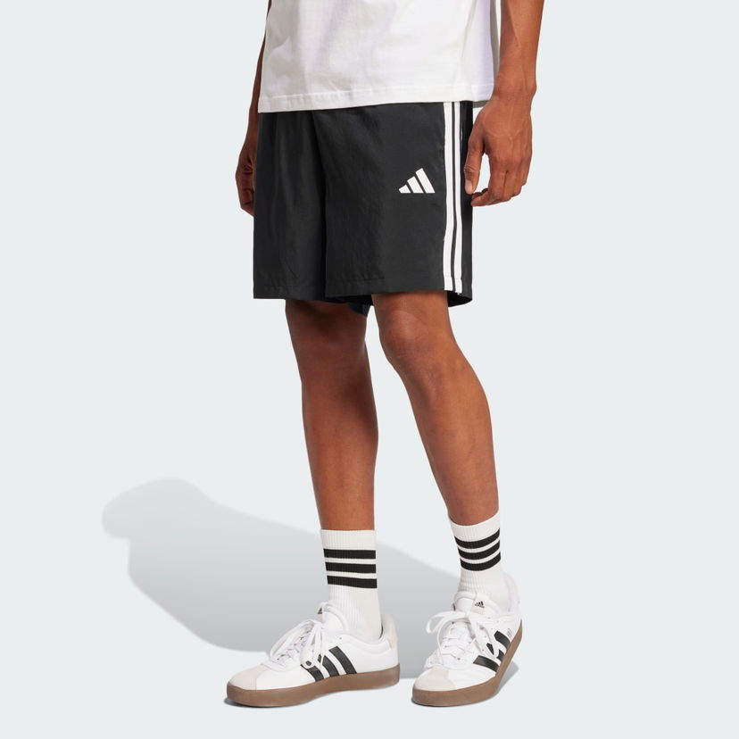 Kratke hlače adidas Performance Men's 3-Stripes Athletic Shorts Črna | JW1911