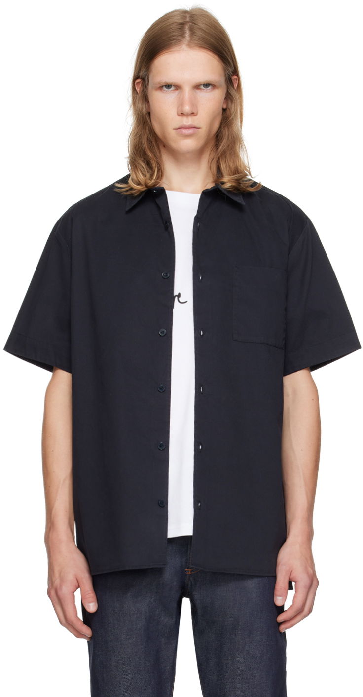 Srajce A.P.C. Navy Ralph Shirt Črna | COGZR-H12589
