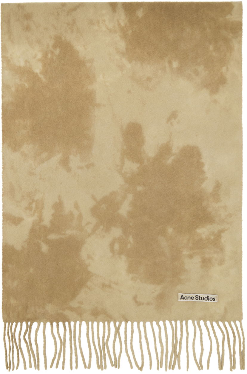 Šala Acne Studios Tie-Dye Scarf Bež | CA0297-