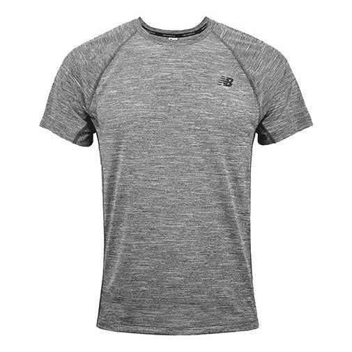 Majica New Balance Quick Dry Short Sleeve T-Shirt Siva | AMT81095-HC