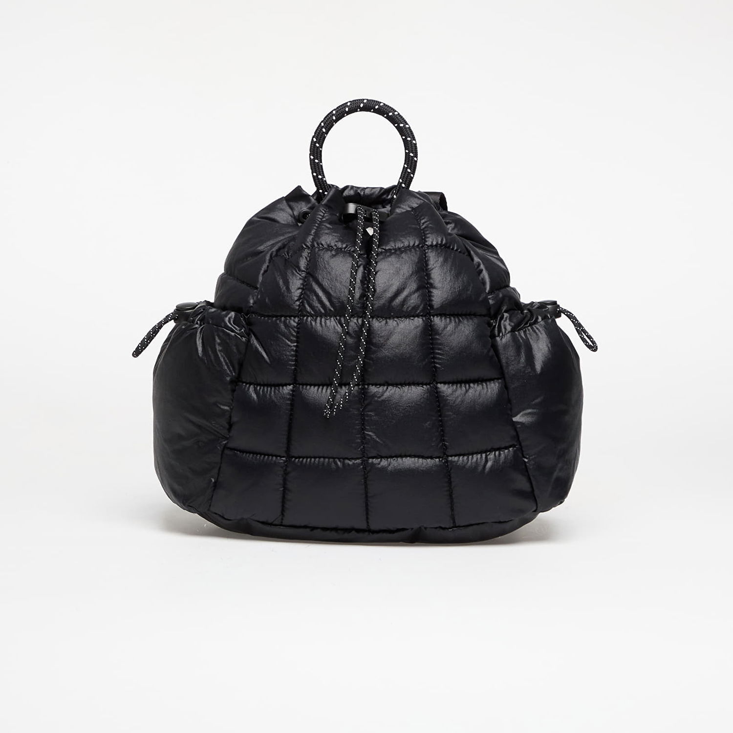 Nahrbtnik Nike Quilted Drawstring Top Handle Backpack NSW Puffle Mini Črna | HQ6693-010, 0