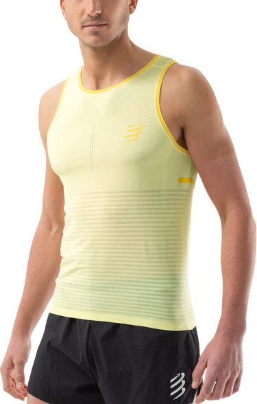 Majica brez rokavov Compressport Compressport Pro Racing Singlet Rumena | atsm7427-atsm7427035, 0