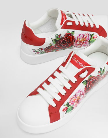 Superge in čevlji Dolce & Gabbana Dolce & Gabbana Portofino Print Bela | CK2330AD773HA5PD, 3