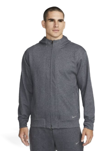 Pulover Nike Yoga Dri-FIT Full-Zip Fleece Hoodie Črna | DQ4876-011