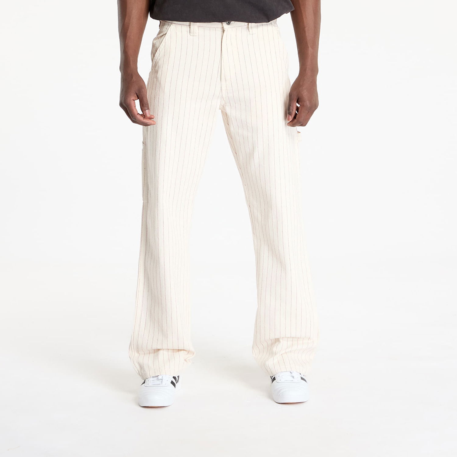 Hlače Dickies Dickies Service Carpenter Striped Pants W30/L32 Bela | DK0A4Z6QC481, 0