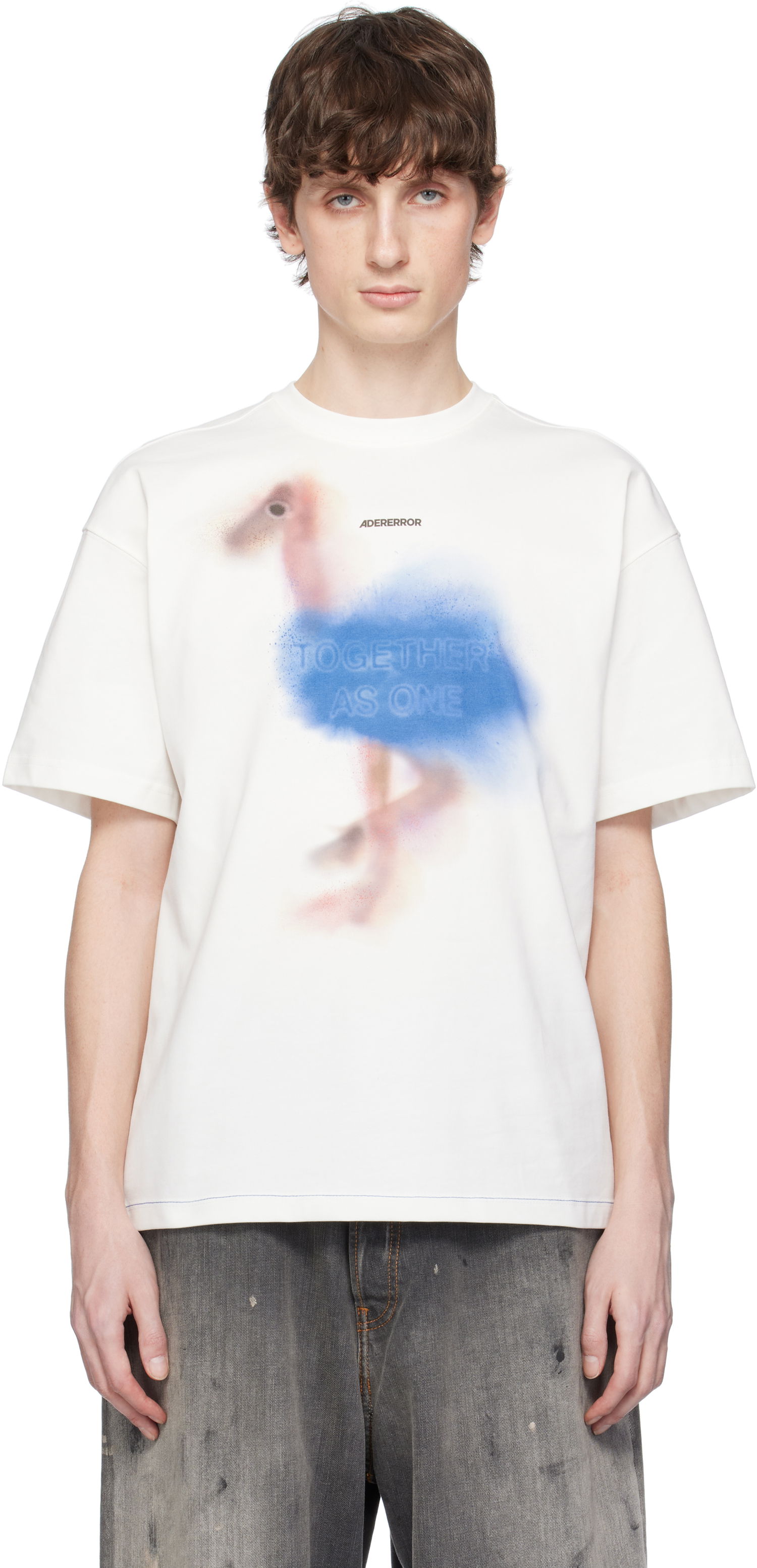 Majica ADER ERROR ADER error Together As One Graphic T-Shirt Bela | BO01SSTS0104OW, 0