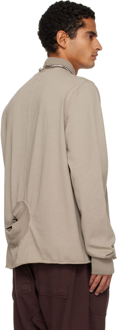 Pleteni pulover Rick Owens Rick Owens DRKSHDW Concordians Headon DBL Turtleneck Bež | DU02E7263 RIG, 2
