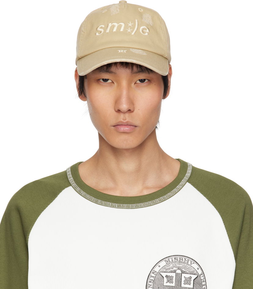 Kapa MISBHV MISBHV Smile Baseball Cap Bež | 250A507